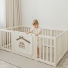 Большой детский игровой манеж UNIX Kids Classic Tree House 200 x 280 Camel