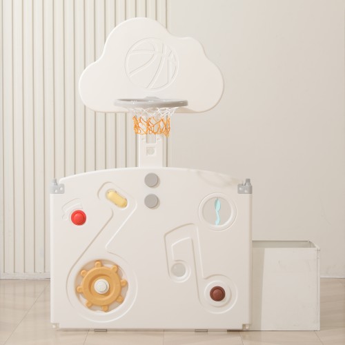 Манеж UNIX Kids SUPREME Music 200x240 Yellow