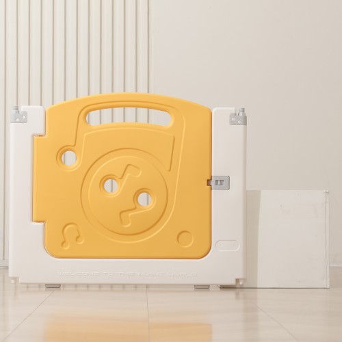 Манеж UNIX Kids SUPREME Music 200x240 Yellow