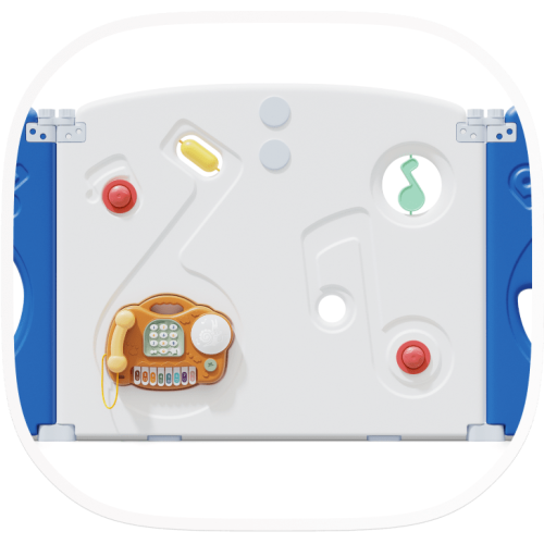 Манеж UNIX Kids SUPREME Music 200x240 Blue