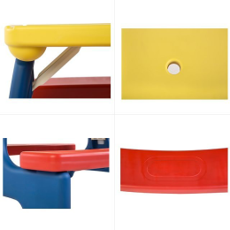 Стол садовый с лавочками UNIX Kids Garden Yellow