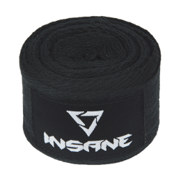 Бинт боксерский CRUSHER, хлопок, черный, 2,5 м