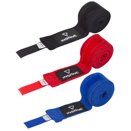 Бинт боксерский CRUSHER, хлопок, черный, 2,5 м