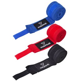 Бинт боксерский COBRA, хлопок/нейлон, красный, 2,5 м