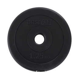 Диск пластиковый BB-203 1,25 кг, d=26 мм, черный