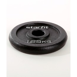 Диск чугунный BB-204 1,25 кг, d=26 мм, черный