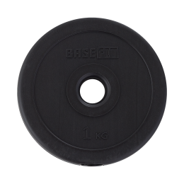 Диск пластиковый BB-203 1 кг, d=26 мм, черный
