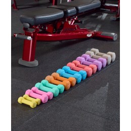 Гантель неопреновая STARFIT DB-201 1 кг, розовый пастель