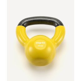 Гиря виниловая STARFIT DB-401, 4 кг, желтый