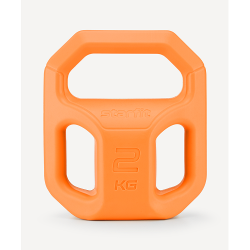 Гиря пластиковая Starfit DB-505, 2 кг, оранжевый