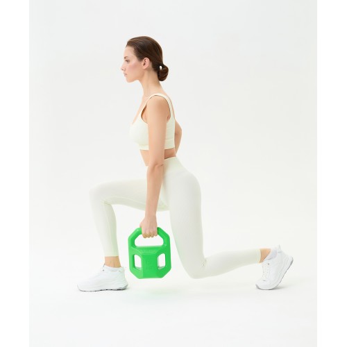 Гиря пластиковая Starfit DB-505, 6 кг, зеленый