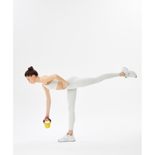 Гиря виниловая STARFIT DB-401, 4 кг, желтый