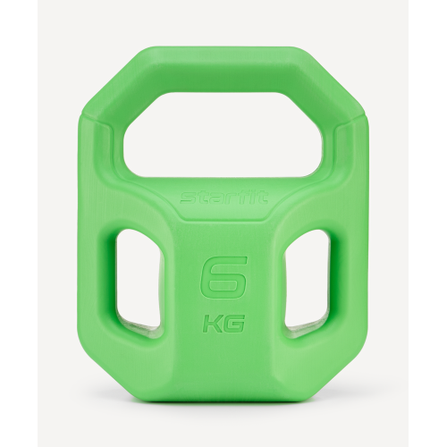 Гиря пластиковая Starfit DB-505, 6 кг, зеленый