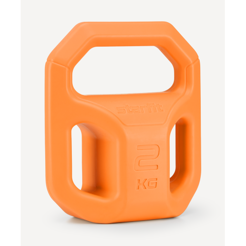 Гиря пластиковая Starfit DB-505, 2 кг, оранжевый