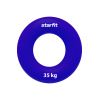Эспандер кистевой ES-404 "Кольцо", диаметр 8,8 см, 35 кг, силикогель, темно-синий