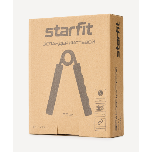 Эспандер кистевой STARFIT ES-505 пружинный, 55 кг, металлический