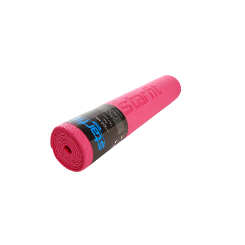 Коврик для йоги и фитнеса Core FM-101 173x61, PVC, розовый, 0,6 см