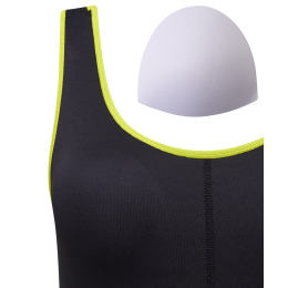 Купальник для плавания Edge Black/Lime, полиамид