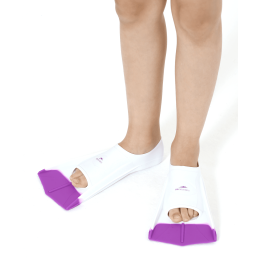 Ласты тренировочные Pooljet White/Purple