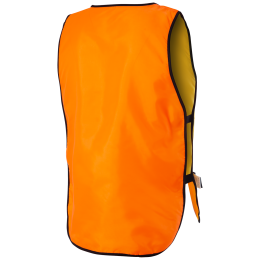 Манишка двухсторонняя Reversible Bib, S, оранжевый/лаймовый