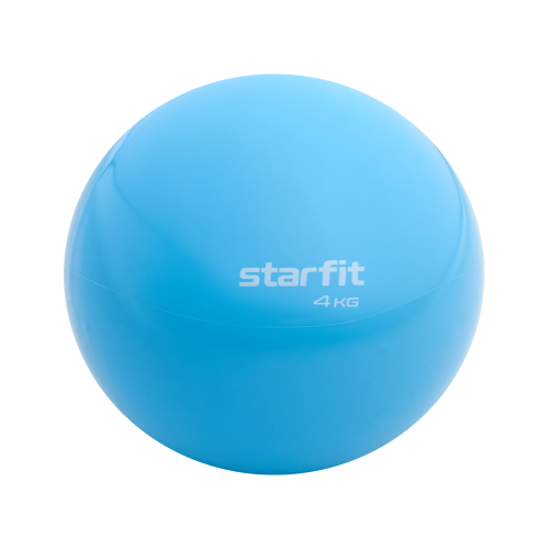 Медбол GB-703, 4 кг, синий пастель