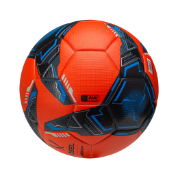 Мяч футбольный Championship №5, оранжевый/синий/черный