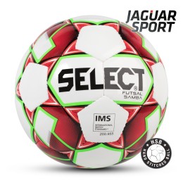 Мяч футзальный Select Samba IMS № 4 белый/красный/зеленый