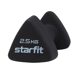 Гантель неопреновая DB-205 2,5 кг, черный