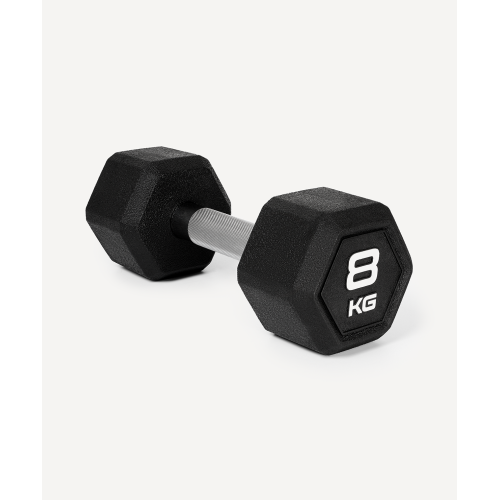Гантель гексагональная Starfit DB-301PRO 8 кг, обрезиненная, черный