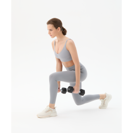 Гантель гексагональная Starfit DB-301PRO, обрезиненная, черный