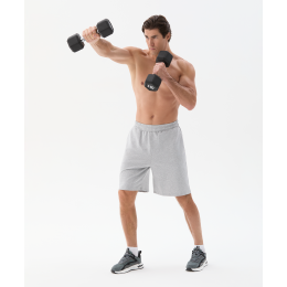 Гантель гексагональная Starfit DB-301PRO, обрезиненная, черный