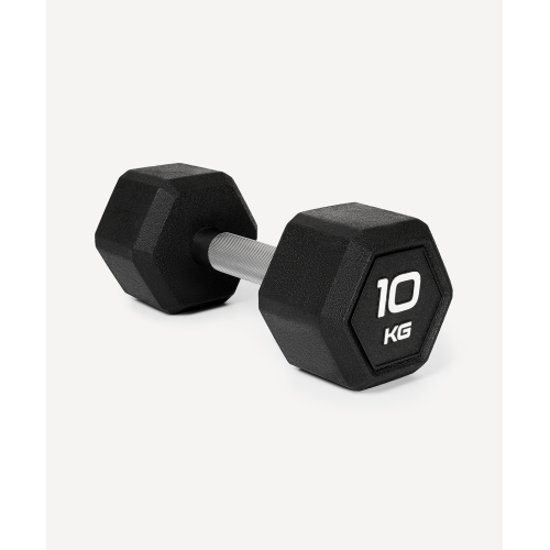 Гантель гексагональная Starfit DB-301PRO 10 кг, обрезиненная, черный