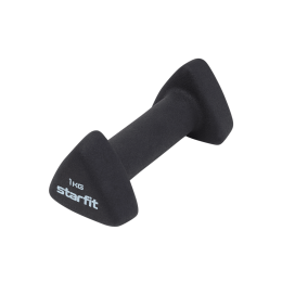 Гантель неопреновая STARFIT DB-205 1 кг, черный