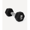 Гантель гексагональная Starfit DB-301PRO 3 кг, обрезиненная, черный