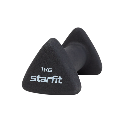 Гантель неопреновая STARFIT DB-205 1 кг, черный