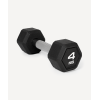Гантель гексагональная Starfit DB-301PRO 4 кг, обрезиненная, черный