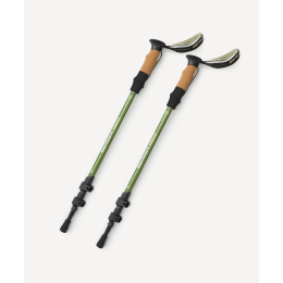 Треккинговые палки BERGER Hiking Karelia, 65-135 см, 3-секционные, зеленый