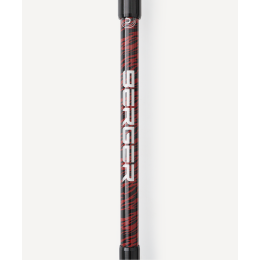 Треккинговые палки BERGER Hiking Peak Pro, 120-135 см, 5-секционные, черный/красный