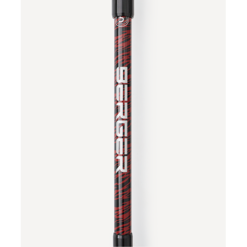 Треккинговые палки BERGER Hiking Peak Pro, 120-135 см, 5-секционные, черный/красный
