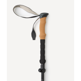 Треккинговые палки BERGER Hiking Peak Pro, 120-135 см, 5-секционные, черный/красный