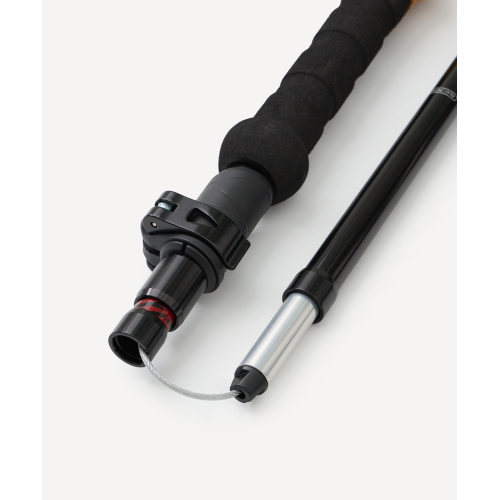 Треккинговые палки BERGER Hiking Peak Pro, 120-135 см, 5-секционные, черный/красный