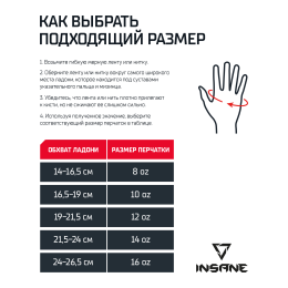 Перчатки боксерские IMPACT, красный, 10 oz