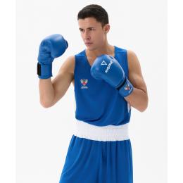 Перчатки боксерские INSANE RBF, синий, 12 oz