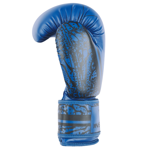Перчатки боксерские ODIN, ПУ, синий, 12 oz