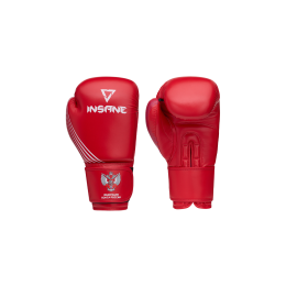Перчатки боксерские INSANE RBF, красный, 10 oz