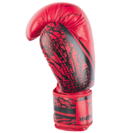 Перчатки боксерские ODIN, ПУ, красный