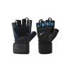 Перчатки для фитнеса STARFIT WG-201, черный/синий, S