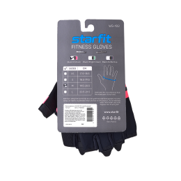 Перчатки для фитнеса WG-102, S, черный/малиновый