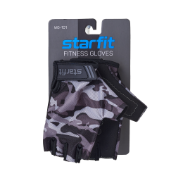 Перчатки для фитнеса WG-101, XL, серый камуфляж