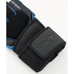 Перчатки для фитнеса STARFIT WG-201, черный/синий, S